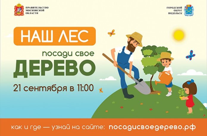 21 сентября приглашаем на акцию «Наш лес. Посади свое дерево»