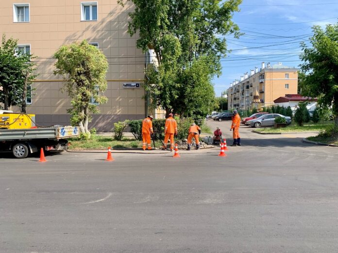 Подходы к новому переходу обустраивают в мкр-не Климовск г. о. Подольск
