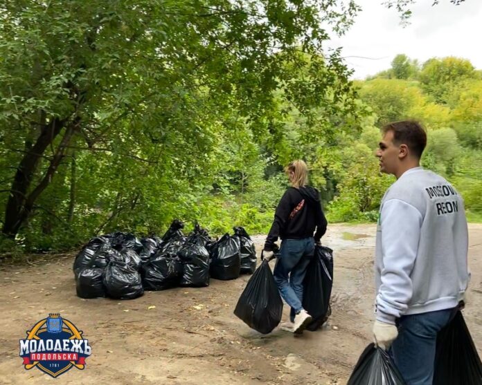 Прошел субботник в Большом Подольске