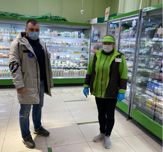 Подольские партийцы провели мониторинг масочного режима