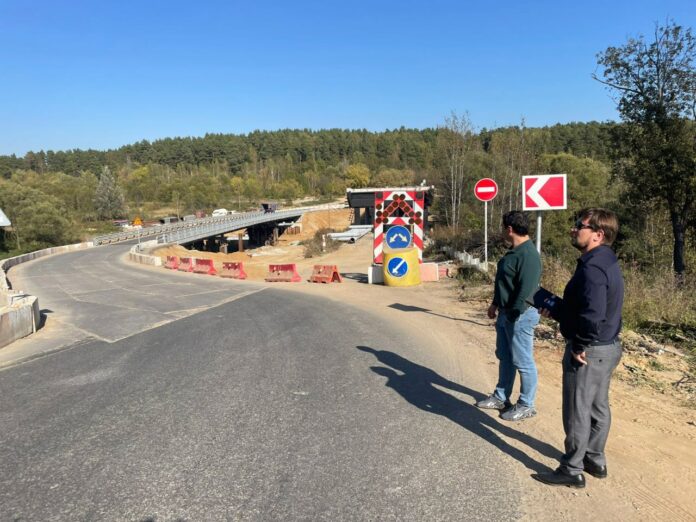 В Подольске провели осмотр отремонтированного моста у деревни Кутьино