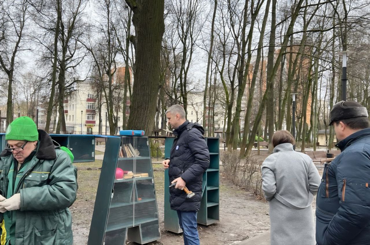 Депутатский контроль помог обновить общественное пространство для книгообмена