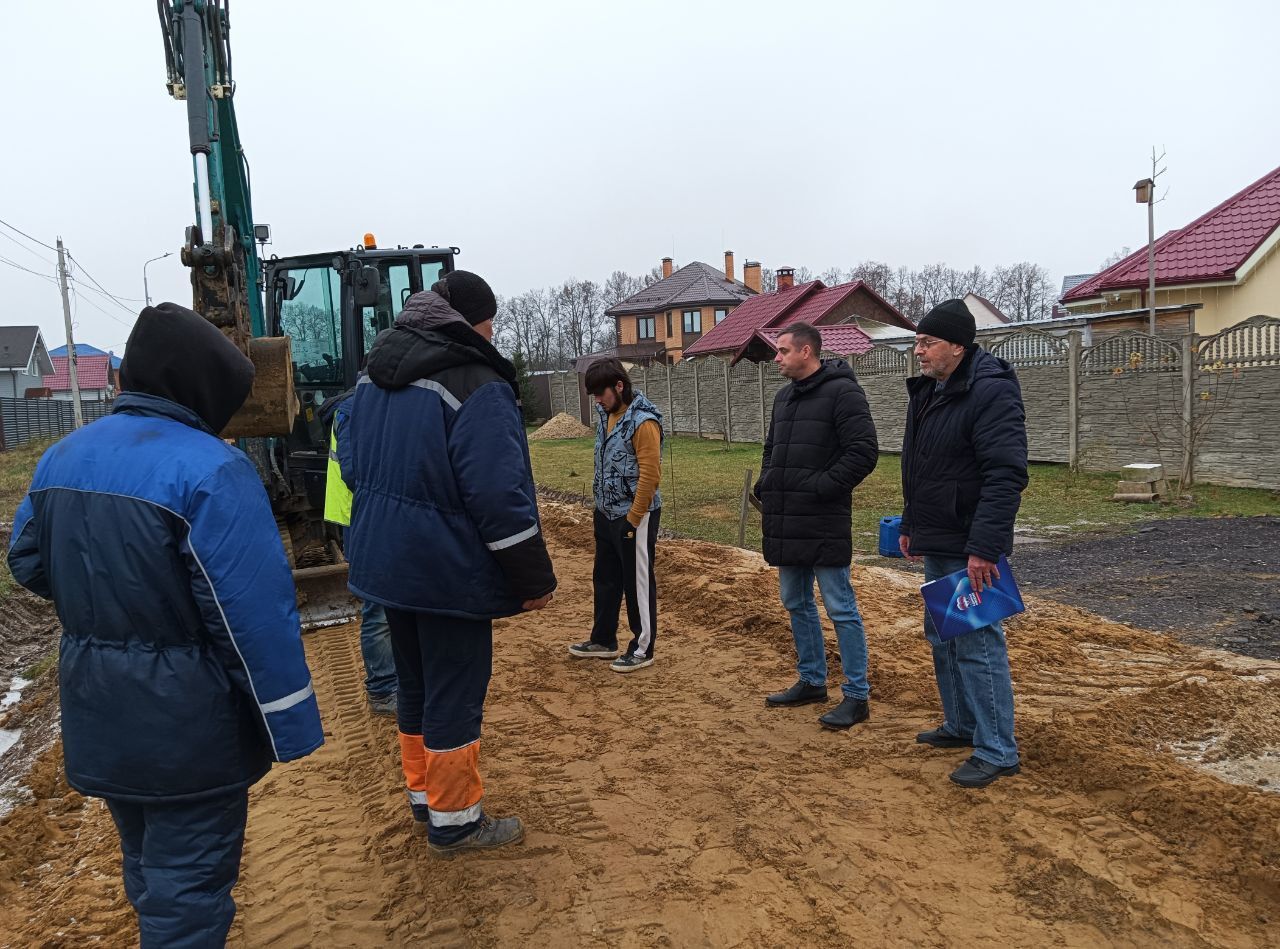 В деревне Слащево идут работы по строительству дороги