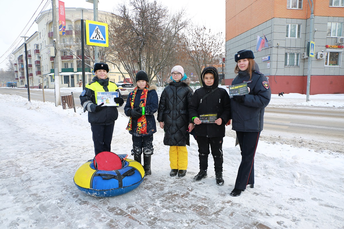 В Подольске сотрудники Госавтоинспекции провели профилактическую акцию «Пропусти пешехода» 