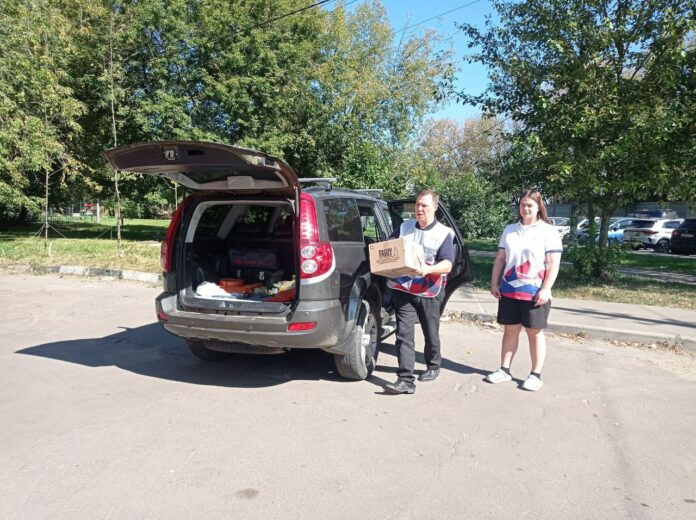 Депутат Совета депутатов горокруга Подольск передал гуманитарную помощь для курян в волонтерский центр