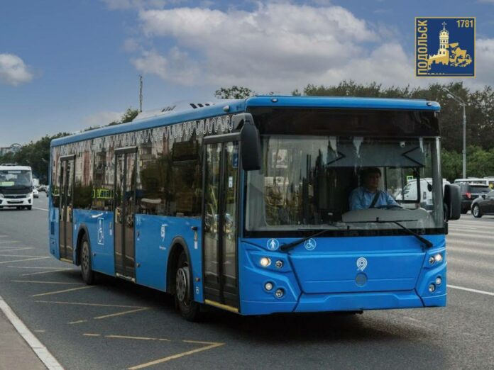 Семь современных автобусов начнут работать в Подольске в сентябре