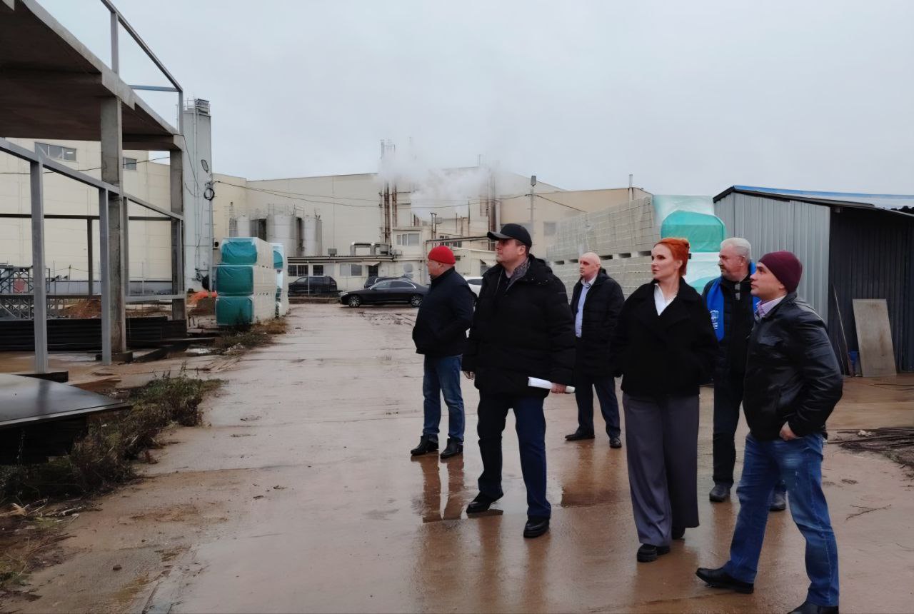 В Подольске проверили ход строительства нового предприятия 