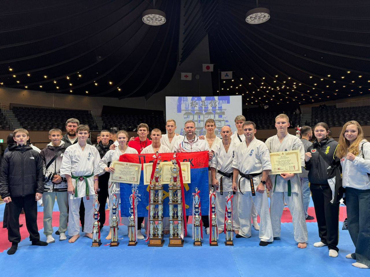 Подольская команда каратистов отличилась на чемпионате мира в Японии