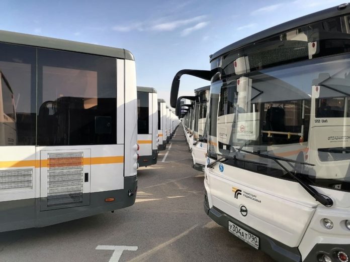 Вниманию подольчан: более 1,3 млн рейсов совершили новые автобусы Мострансавто за полгода