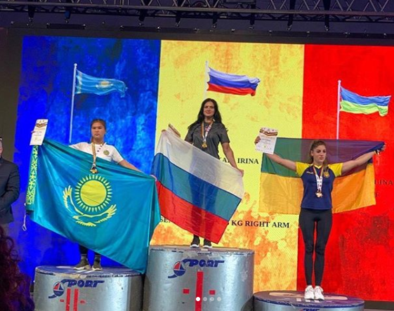 Чемпионкой мира по армрестлингу  стала подольчанка