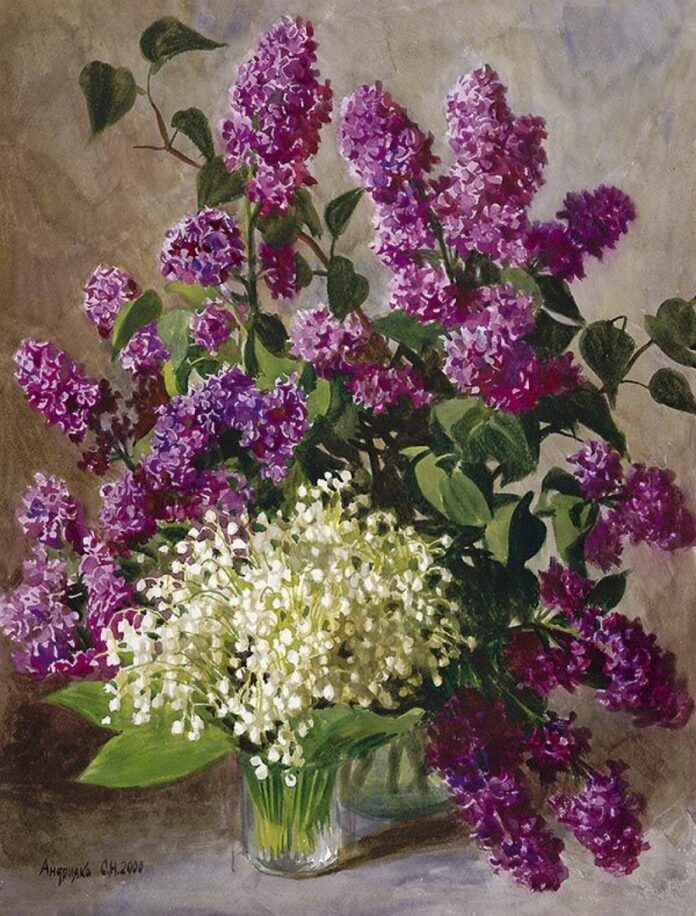 В Подольском выставочном зале представили выставку школы акварели Сергея Андрияки «Мастер и ученик» с...