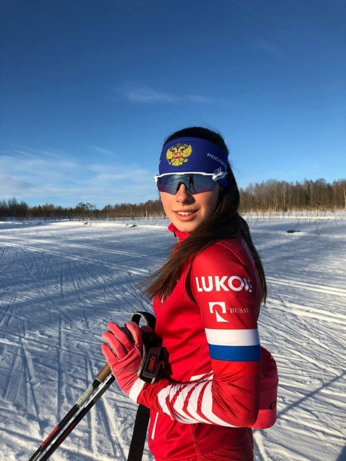1 место на Всероссийских соревнованиях в Сыктывкаре заняла подольская лыжница