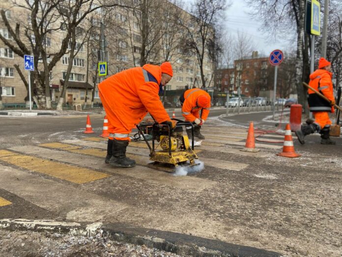 О текущем и ямочном ремонте автодорог в Подольске
