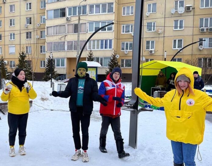 Подольские молодежные общественные организации провели новогодние гуляния