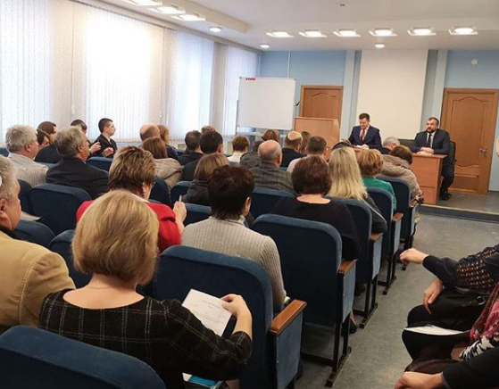 На встрече с трудовым коллективом Народного предприятия «Подольсккабель» обсудили вопросы реализации национальных проектов