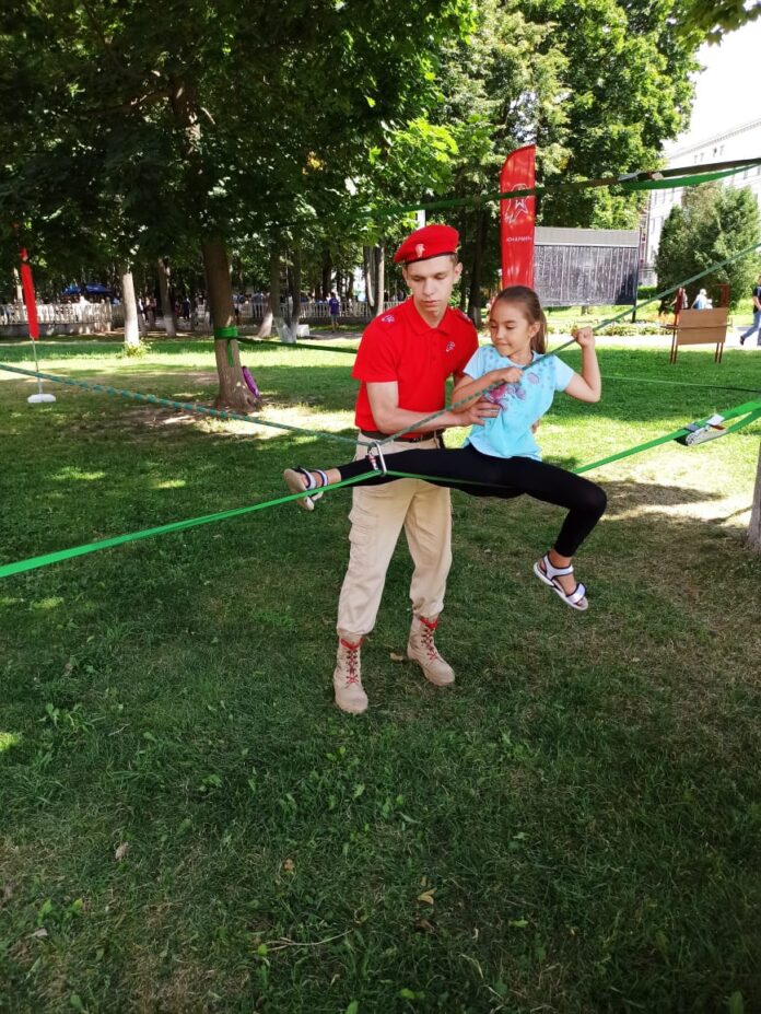 В посвященном Дню физкультурника празднике приняли участие Подольские юнармейцы