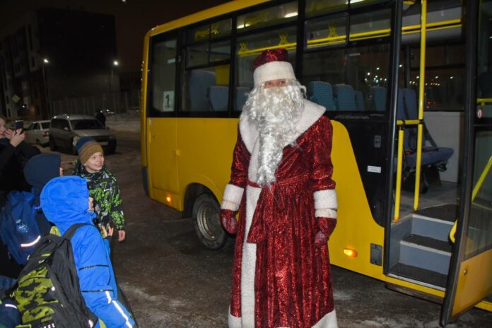 Школьный автобус запустили из ЖК «Новая Щербинка» в Быковскую СОШ