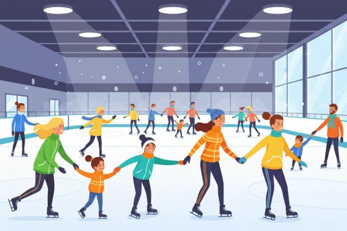 Сезон массовых катаний открылся в Ледовом дворце «Витязь»