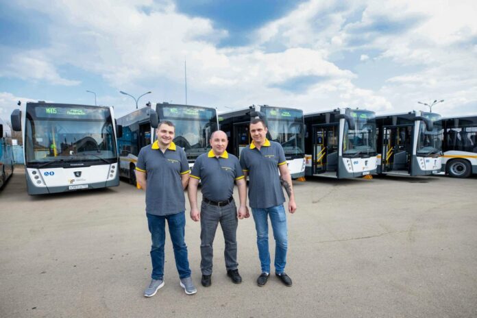 Десять новых современных автобусов вышли на дороги г.о. Подольск