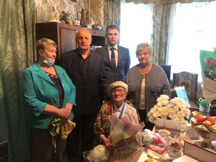 Ветеран ВОВ Антонина Григорьевна Колосова 26 августа отметила 95-летие