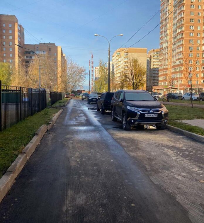 Дорогу отремонтировали на Садовой улице Подольска