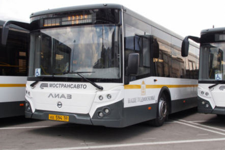 Количество транспортных средств на регулярных маршрутах АО «Мострансавто» в Подольске сократилось с 8 апреля