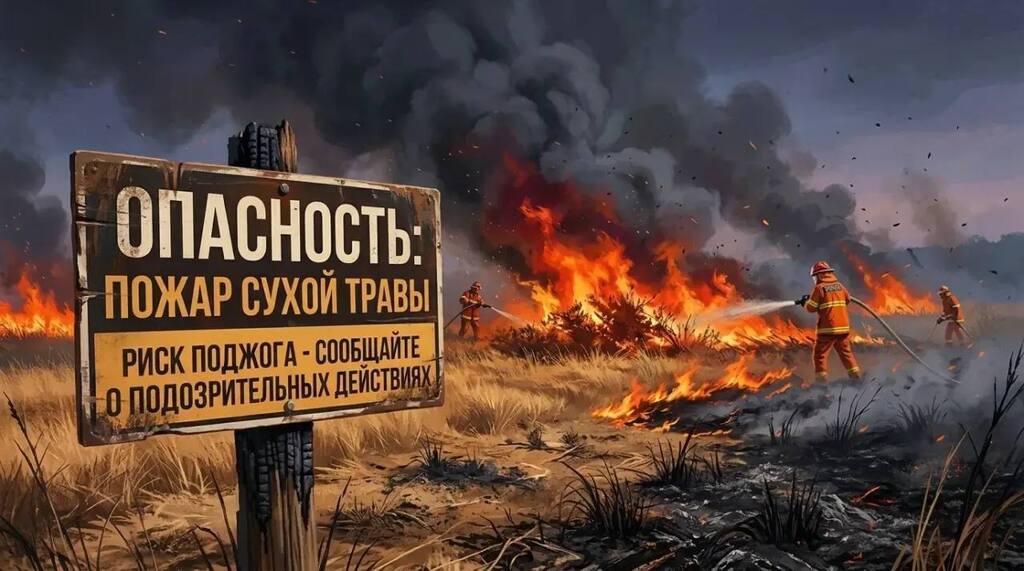 Сухая трава — источник смертельной угрозы