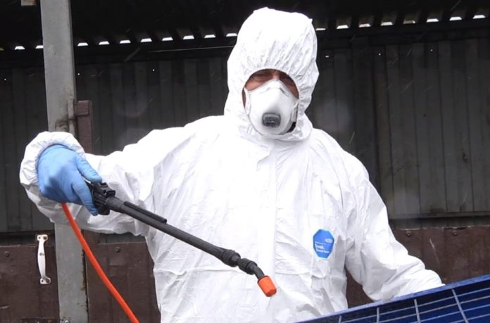 Мусоросборочные площадки в Городском округе Подольск дезинфицируют