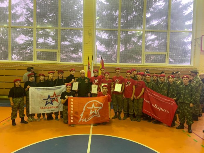 I место в игре «На страже Подмосковья» занял отряд «Пламя» Гимназии имени Подольских курсантов