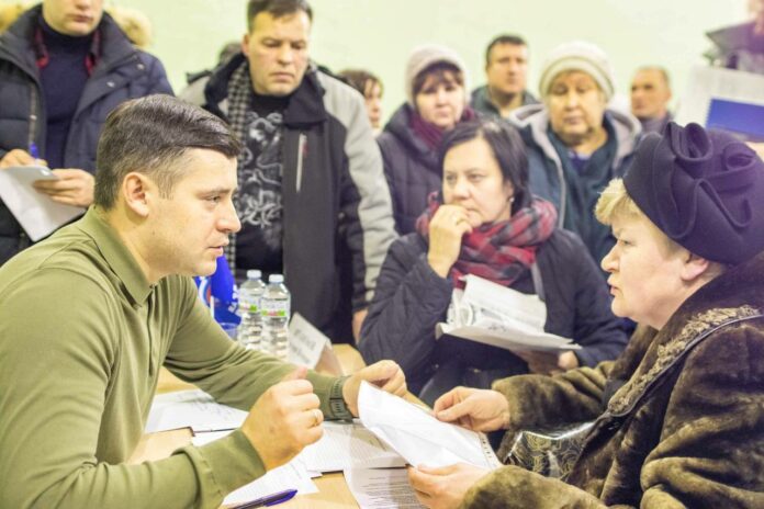 С жителями Шепчинок провел встречу глава Подольска
