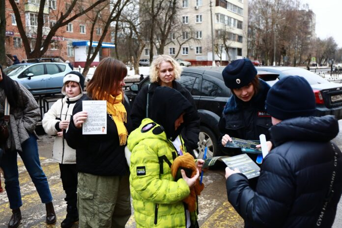 В Подольске сотрудники Госавтоинспекции провели профилактическую акцию «Пропусти пешехода»