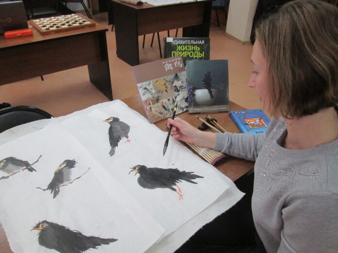 Арт-встреча Татьяны Калина прошла в Центральной библиотеке Подольска