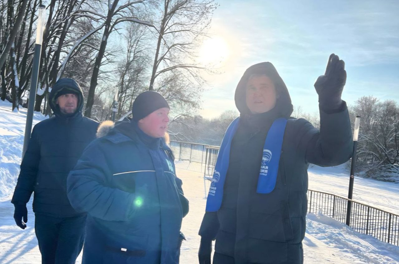 Качество зимней уборки в Подольском лесопарке взято на контроль