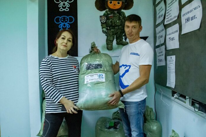 В Г.о. Подольск передали более 50 маскировочных сетей защитникам в зону СВО