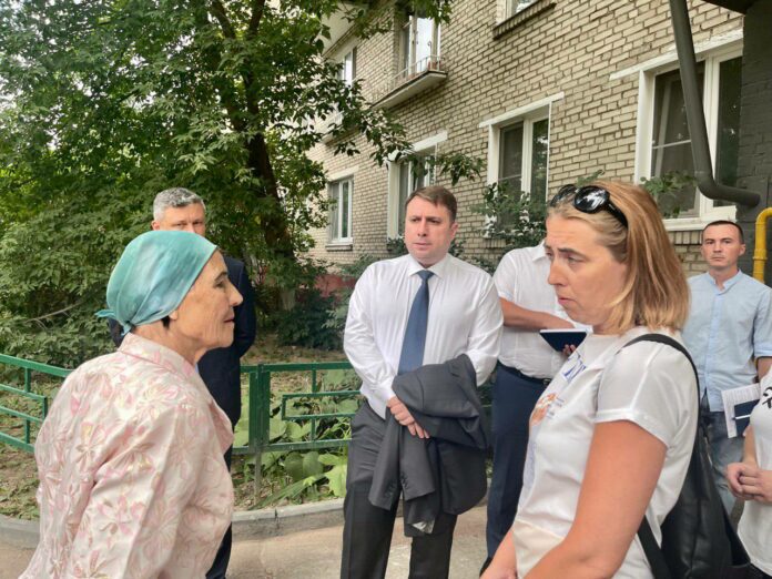 Глава Подольска повторно встретился с жителями дома №4 по Б. Серпуховской