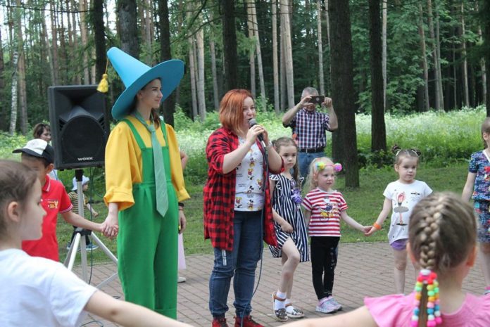 В парке «Дубрава» прошел детский праздник «Моя Россия»