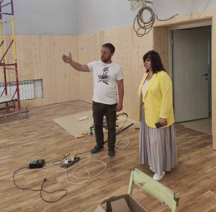 В округе завершается ремонт здания МБОУ «Лицей Климовска»