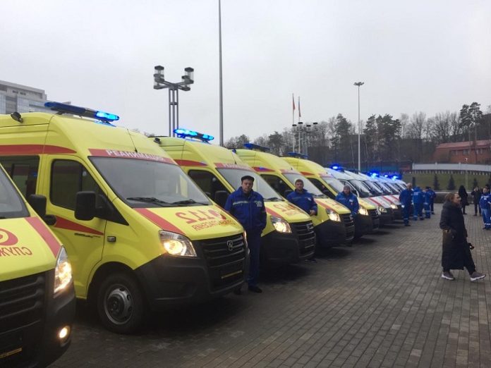 Пять новых автомобилей получила подстанция скорой помощи в Подольске
