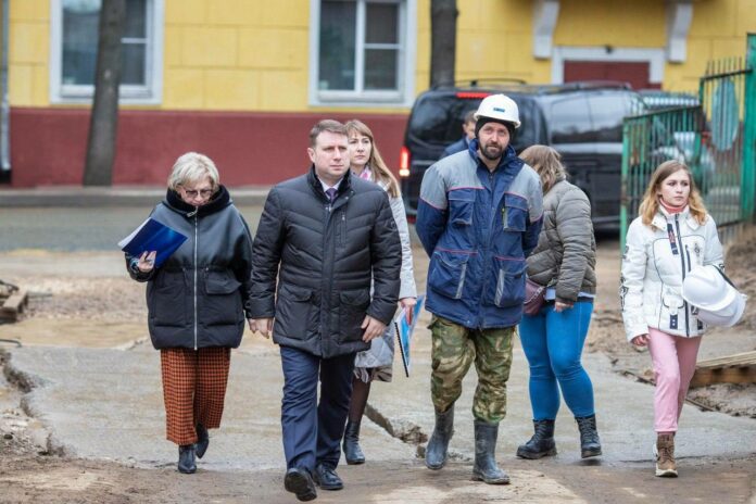 Продолжается строительство детского сада по ул. Вокзальной в рамках программы Губернатора Московской области Андрея...