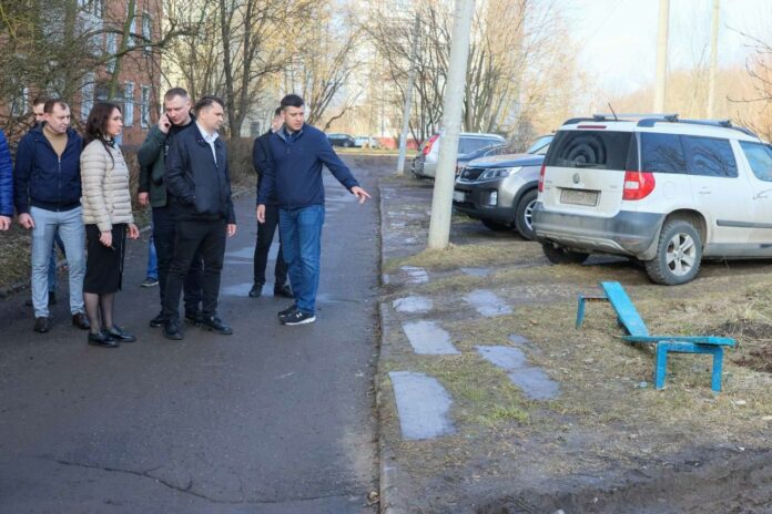 Проверку содержания территории Гривно в Климовске провели 10 апреля 