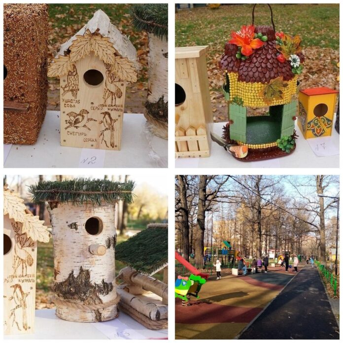 В Парке культуры и отдыха «Дубрава» прошел конкурс скворечников