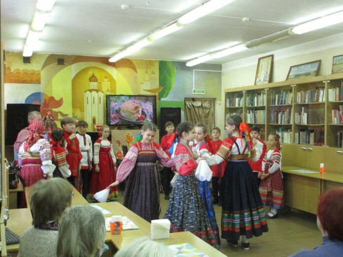 Этнографический праздник состоялся в подольской библиотеке № 12