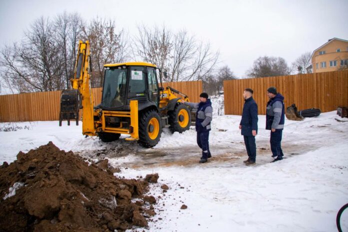 В деревне Стрелково продолжается газификация частных домовладений