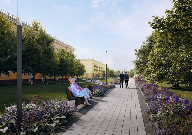 Благоустройство сквера у ДК имени 1 Мая начнется весной