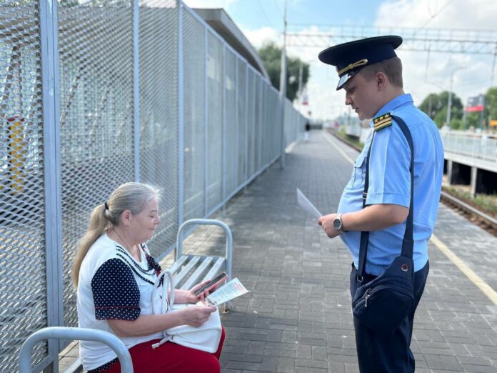 Рейд безопасности провели на ж/д станции Гривно в Подольске
