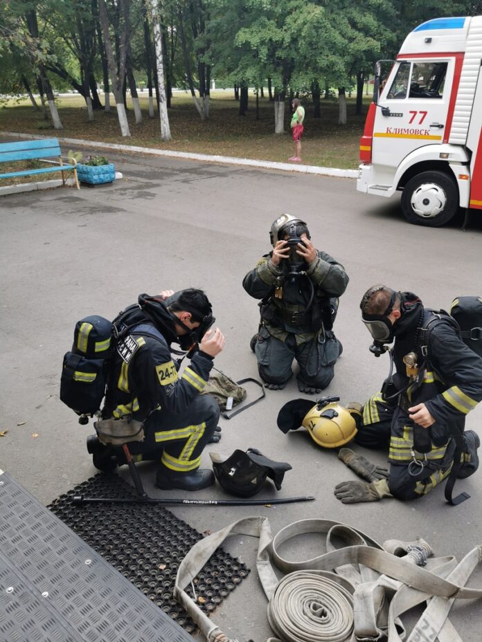 В доме-интернате в Климовске для престарелых и инвалидов прошли плановые учения по пожарной безопасности