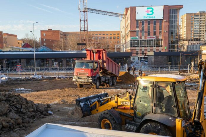 Последний старый павильон демонтируют у Центрального рынка