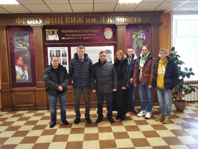 Председатель Совета молодых ученых посетил ВИЖ имени Л.К. Эрнста