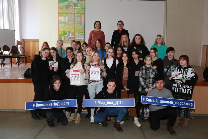 Подольские студенты участвуют в занятиях по дорожной безопасности