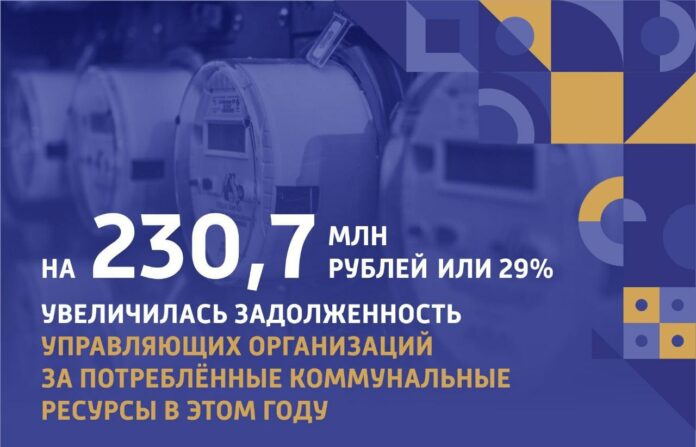 Задолженность УО Подольска за потреблённые коммунальные ресурсы в этом году увеличилась на 29%